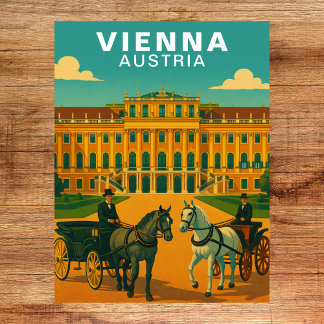 Carte Postale Vienne, Autriche Palais Impérial & Chevaux