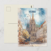 Carte Postale Vienne Autriche Voyages (Devant / Derrière)