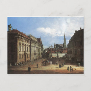 Carte Postale Vienne, Lobkowitzplatz par Bernardo Bellotto