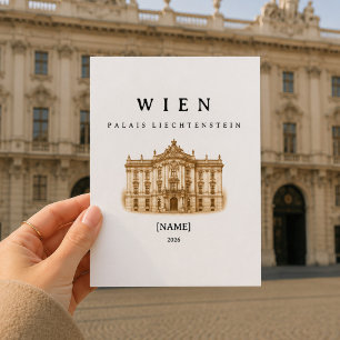 Carte Postale Vienne Palais Liechtenstein   Nom & Année