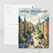 Carte Postale Vienne Ringstrasse Autriche (Devant / Derrière)