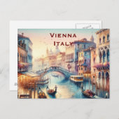 Carte Postale Vienne Tourisme Vintage Voyage Ajouter (Devant / Derrière)