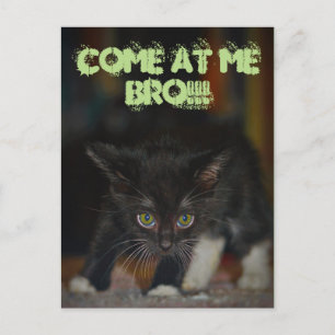 Carte Postale Viens me voir Bro !