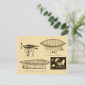 Carte Postale viens voler avec moi (Debout devant)