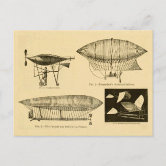 Carte Postale viens voler avec moi