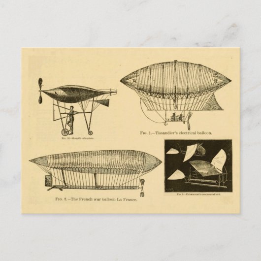 Carte Postale viens voler avec moi (Devant)