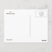 Carte Postale viens voler avec moi (Dos)