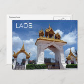 Carte Postale vientiane gate laos (Devant / Derrière)