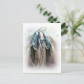 Carte postale Vierge (Debout devant)