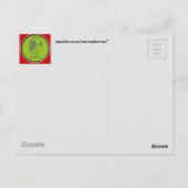 Carte postale Vierge (Dos)