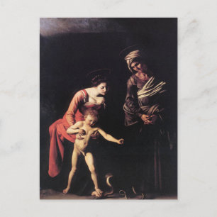 Carte Postale 'Vierge à l'enfant avec Sainte-Anne'