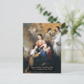 Carte Postale Vierge à l'Enfant avec Sainte Rose (Debout devant)