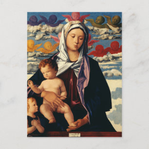 Carte Postale Vierge à l'Enfant de Bellini Haute-Fidélité Beaux-
