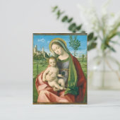 Carte Postale Vierge à l'enfant par Giovanni Bellini (Debout devant)