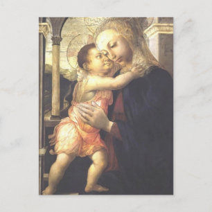 Carte Postale Vierge à l'enfant par Jacopo Bellini