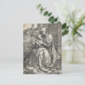Carte Postale Vierge assise par un mur par Albrecht Durer (Debout devant)