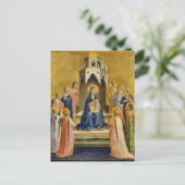Carte Postale Vierge avec enfant et douze anges, Fra Angelico (Debout devant)