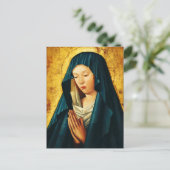 Carte Postale Vierge dans la prière de Riga (Debout devant)