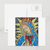 Carte Postale Vierge de Guadalupe (Devant / Derrière)