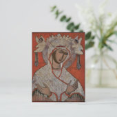 Carte Postale Vierge de Scopoitis Icône chrétienne orthodoxe (Debout devant)