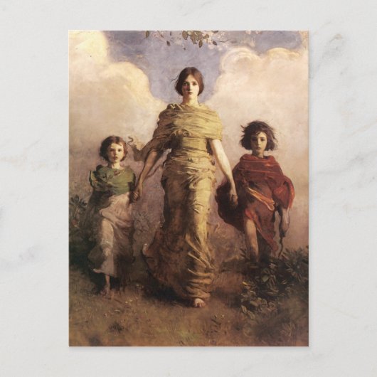 Carte postale Vierge de Thayer (Devant)