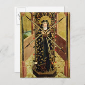 Carte Postale Vierge des Sept Douleurs de l'Autel du Dôme, 1499 (Devant / Derrière)