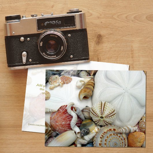 Carte postale vierge Deux dollars de sable