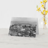 Carte postale vierge d'Historic Sarasota, Floride (Fleur jaune)