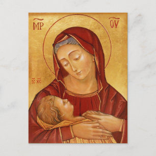 Carte Postale vierge et enfant