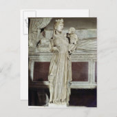 Carte Postale Vierge et enfant (Devant / Derrière)