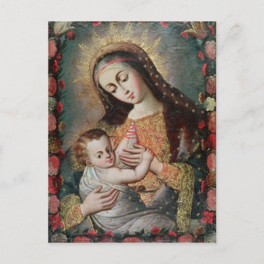 Carte Postale Vierge et enfant 2 (Devant)