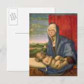 Carte Postale Vierge et enfant 3 (Devant / Derrière)