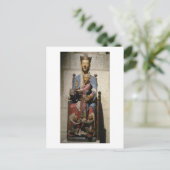 Carte Postale Vierge et enfant (bois polychrome) (Debout devant)