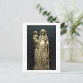 Carte Postale Vierge et enfant, c.1375 (albâtre) (Debout devant)
