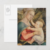 Carte Postale Vierge et enfant, ch.1465 (Devant / Derrière)