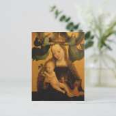 Carte Postale Vierge et enfant couronné par deux anges, c.1520 (Debout devant)