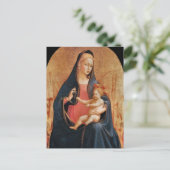 Carte Postale Vierge et enfant des raisins par Fra Angelico (Debout devant)