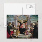 Carte Postale Vierge et enfant hérité (Devant / Derrière)