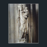 Carte Postale Vierge et Enfant, Notre-Dame de Paris<br><div class="desc">La Vierge et l'Enfant de l'Ecole Française,  connue sous le nom de Notre-Dame de Paris (pierre) située à Notre-Dame,  Paris,  France. La Vierge à l'Enfant,  connue sous le nom de Notre-Dame de Paris,  a été créée vers le XIVe siècle.</div>