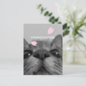 Carte postale vierge Félicitations (Debout devant)