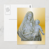 Carte Postale Vierge Marie (Devant / Derrière)