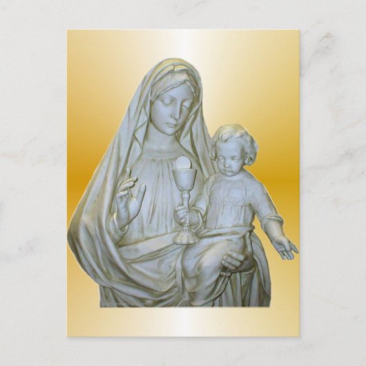 Carte Postale Vierge Marie (Devant)