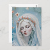 Carte postale Vierge Marie (Devant / Derrière)
