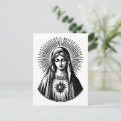 Carte Postale Vierge Marie (Debout devant)