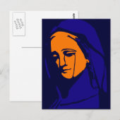 Carte Postale Vierge Marie (Devant / Derrière)