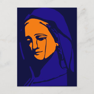 Carte Postale Vierge Marie
