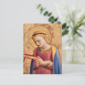 Carte Postale Vierge Marie Annoncée par Fra Angelico (Debout devant)