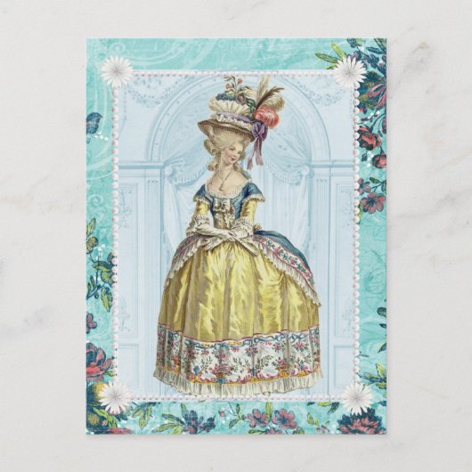 carte postale vierge marie antoinette (Devant)