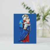 Carte Postale Vierge Marie avec Bébé Jésus (Debout devant)
