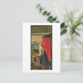 Carte Postale Vierge Marie, du diptyque Annonciation (huile sur (Debout devant)